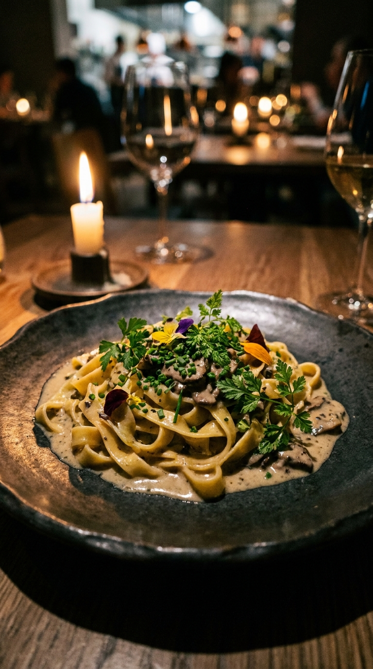 Restaurant pasta food photo